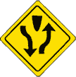 Divided Highway sign