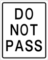 do not pass