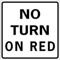 no turn on red